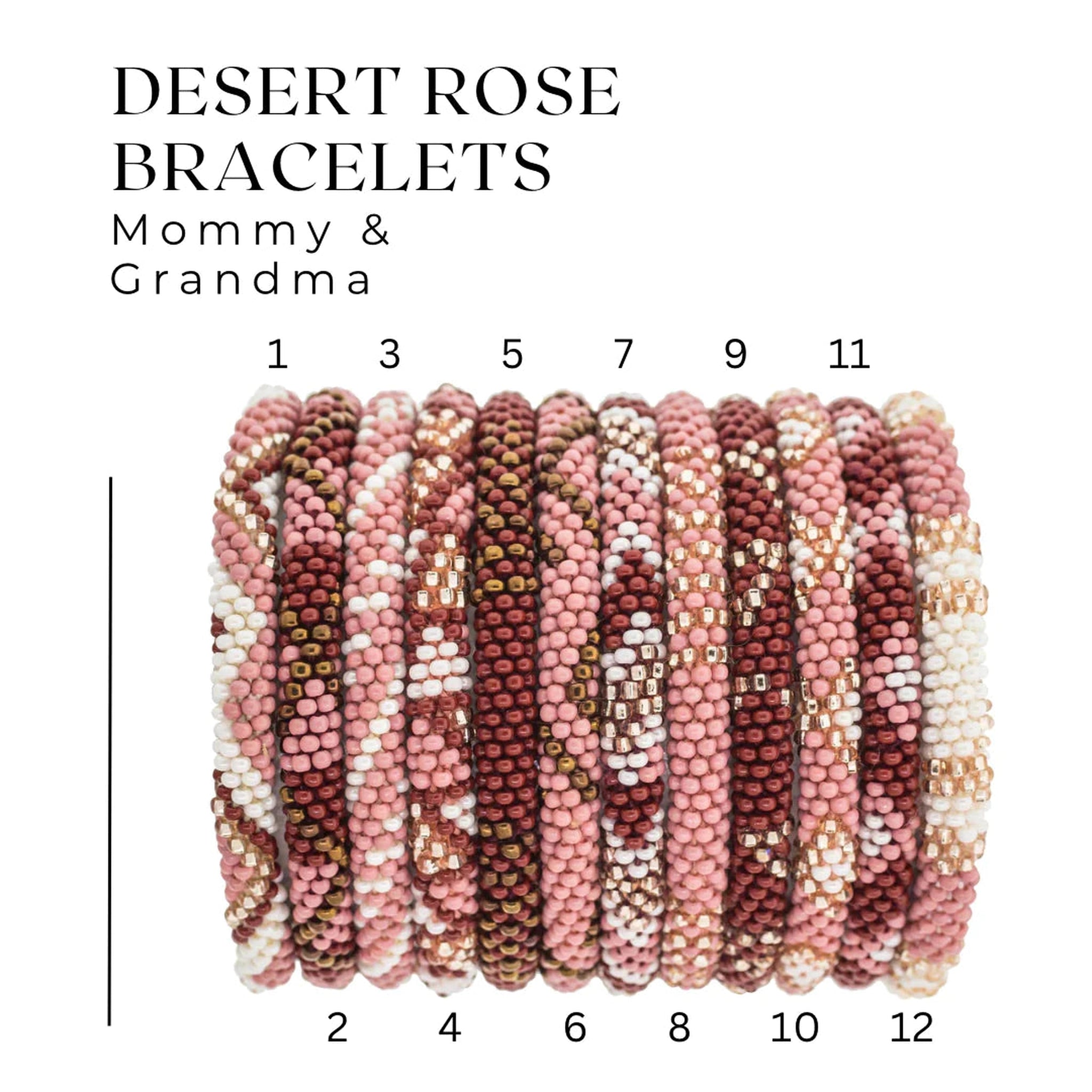 Mommy Bracelets - Desert Rose