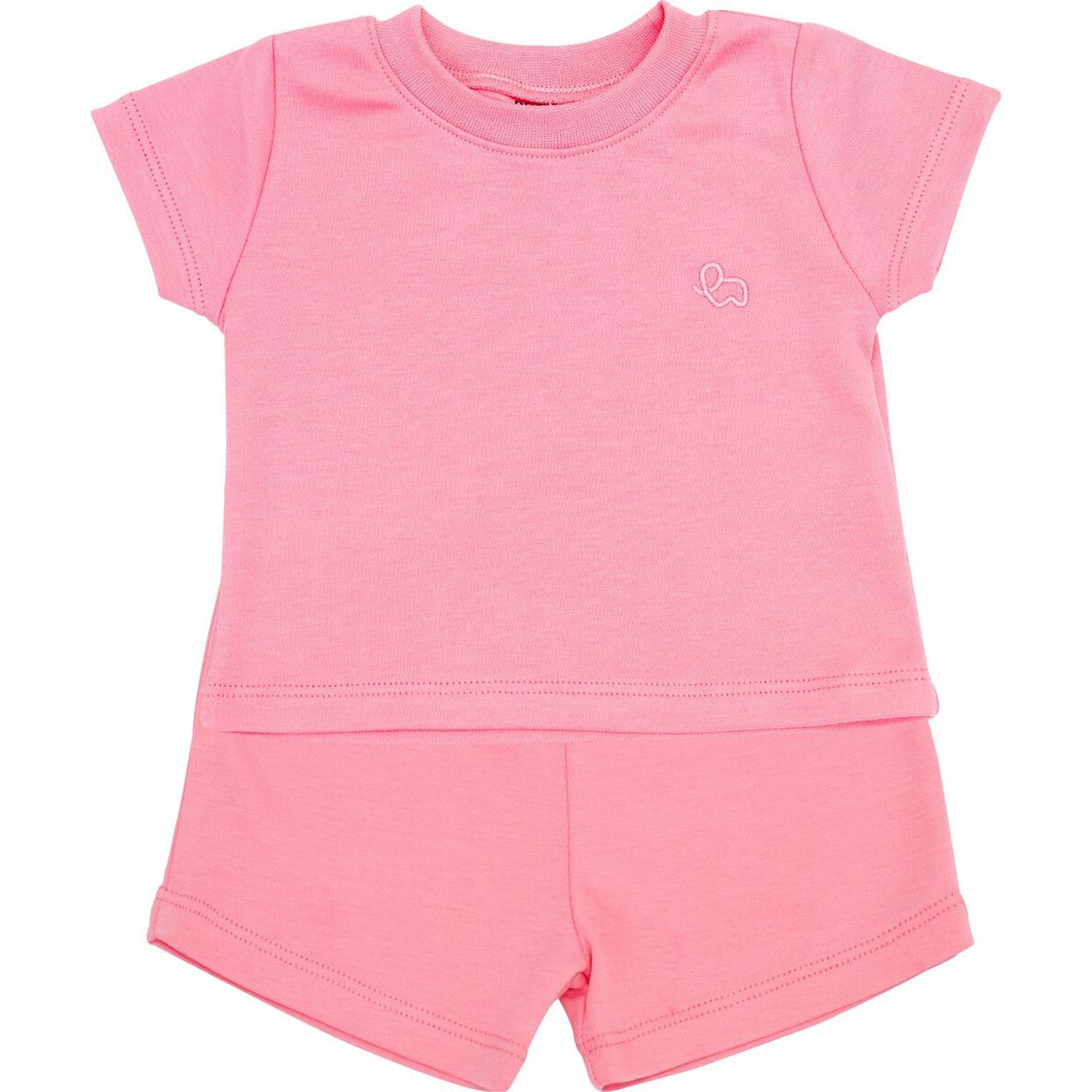 Unisex Playset Solid Pink w/Embroidery
